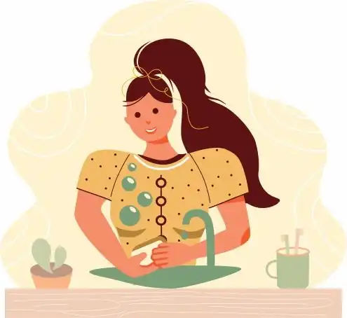可爱小人居家办公卫生日常生活运动健身潮流插画人物动作开心生气占位符图标贴纸免扣2d卡通插画手绘png免抠素材washyourhands插画生活
