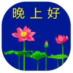 睡前微信群发晚上好问候动态表情图片晚安问候语简短一句话
