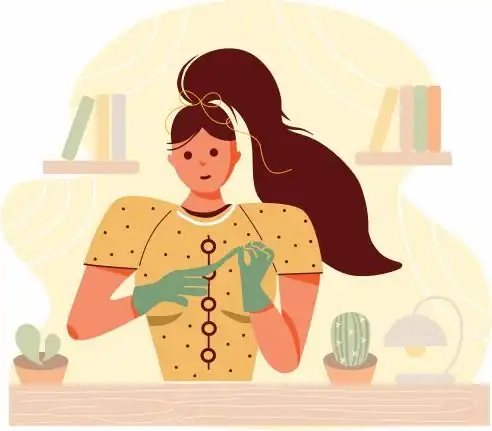 可爱小人居家办公卫生日常生活运动健身潮流插画人物动作开心生气占位符图标贴纸免扣2d卡通插画手绘png免抠素材weargloves插画生活
