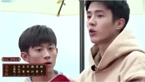 高能少年团王俊凯刘昊然做了什么,两个人的表情亮了
