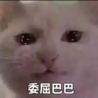 委屈含泪表情包
