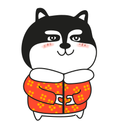 二哈微信拜年表情包动态2018拜年表情包二哈微信表情gif

