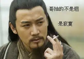 qq表情搞笑qq表情古怪趣味哥抽的不是烟,是寂寞
