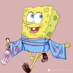 丑萌海绵宝宝和派大星cp情侣头像来一波,小主们请自动换新
