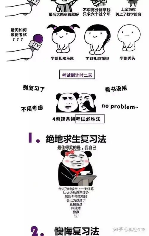 来不及了快上车史上最灵gre考试planb,高分喷雾表情包,魔鬼复习必胜法
