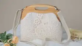 唐兔兔配汉服包包绣花帆布面料手工布艺diy材料包
