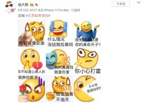 上头王思聪聊天记录里的表情包,雅思考生看了直呼内行...
