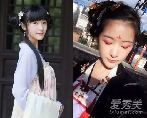 华宝贝古装发型被誉为最美
